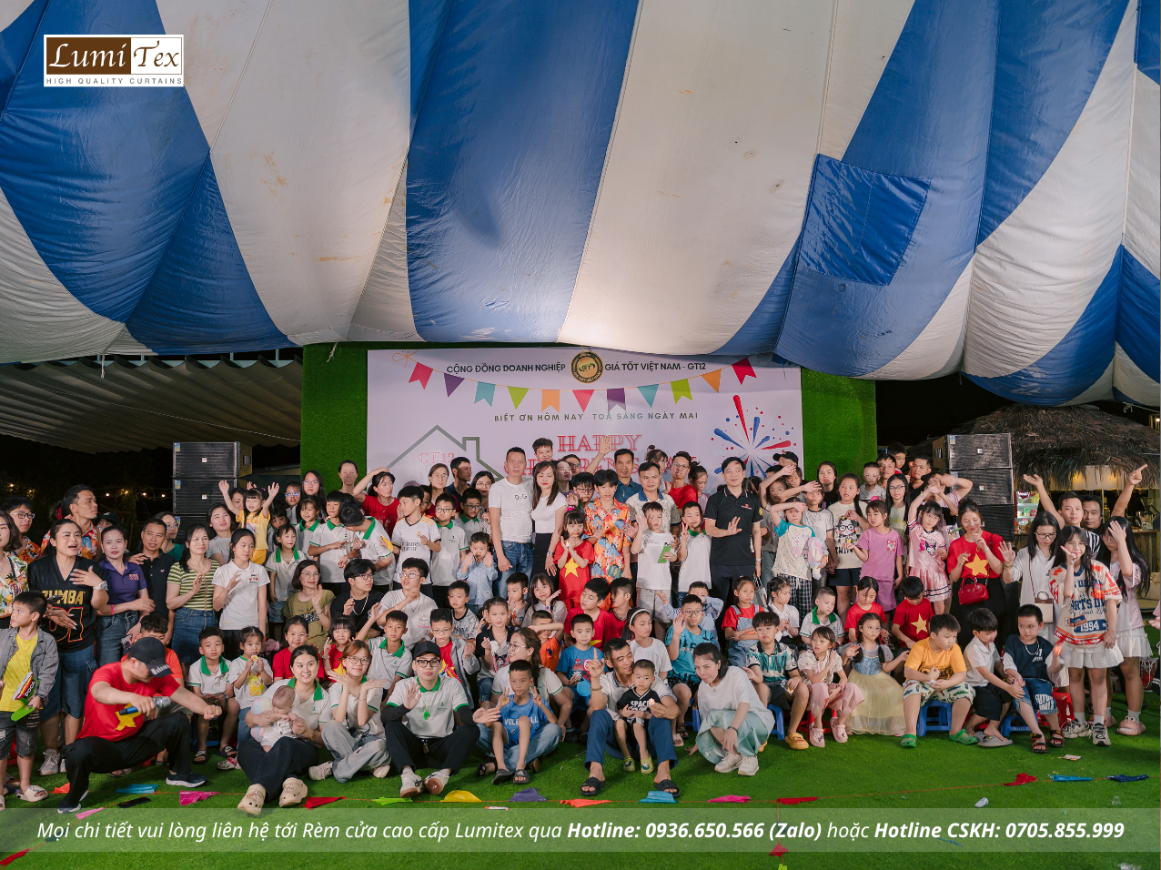 Rèm Lumitex tham gia ngày hội Family Day cùng Cộng đồng Doanh nghiệp Giá Tốt