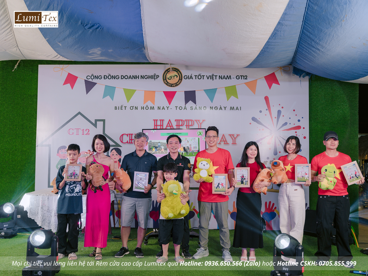 Rèm Lumitex tham gia ngày hội Family Day cùng Cộng đồng Doanh nghiệp Giá Tốt
