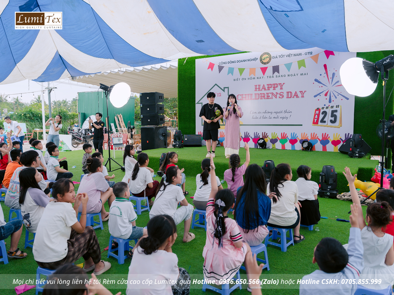 Rèm Lumitex tham gia ngày hội Family Day cùng Cộng đồng Doanh nghiệp Giá Tốt