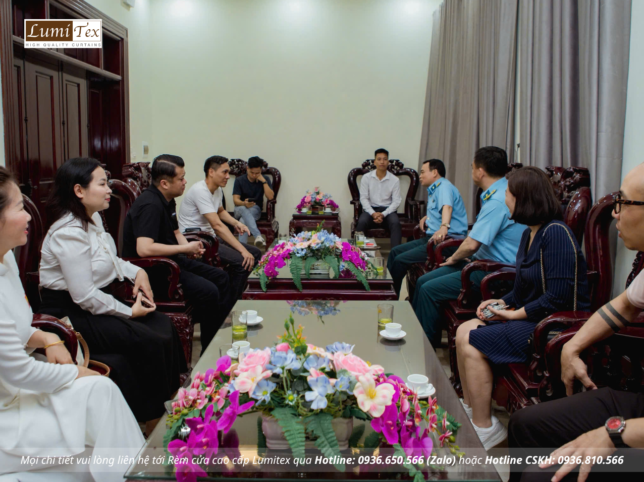 Rèm Lumitex tham gia chương trình giao lưu tại Sư đoàn Phòng không 363 – Lan tỏa tinh thần gắn kết quân dân