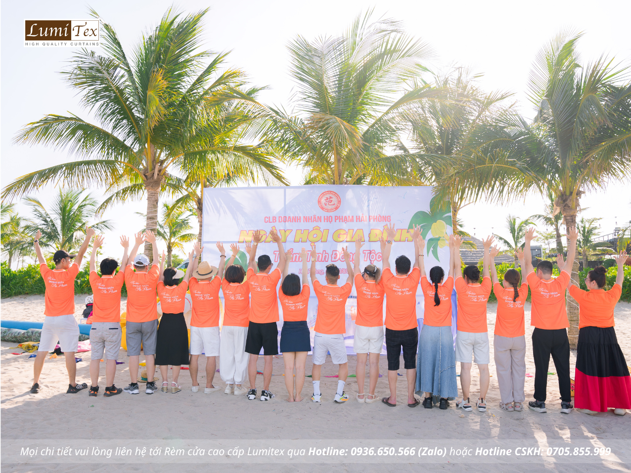 Rèm Lumitex tham gia Teambuilding & Family Gala Dinner CLB Doanh nhân họ Phạm Hải Phòng Hè 2025