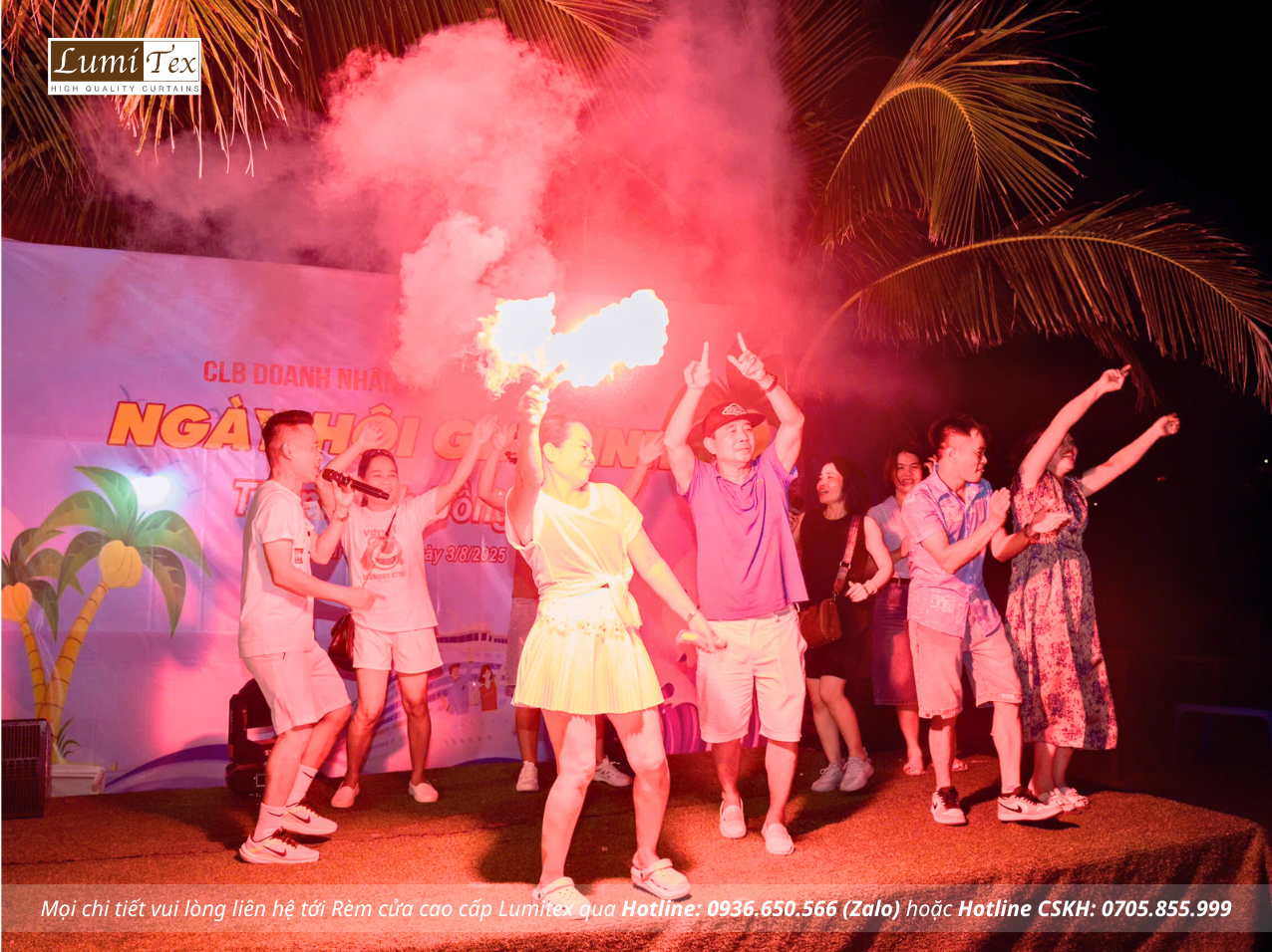 Rèm Lumitex tham gia Teambuilding & Family Gala Dinner CLB Doanh nhân họ Phạm Hải Phòng Hè 2025
