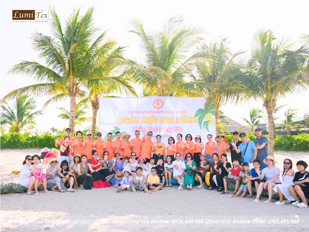 Rèm Lumitex tham gia Teambuilding & Family Gala Dinner CLB Doanh nhân họ Phạm Hải Phòng Hè 2025