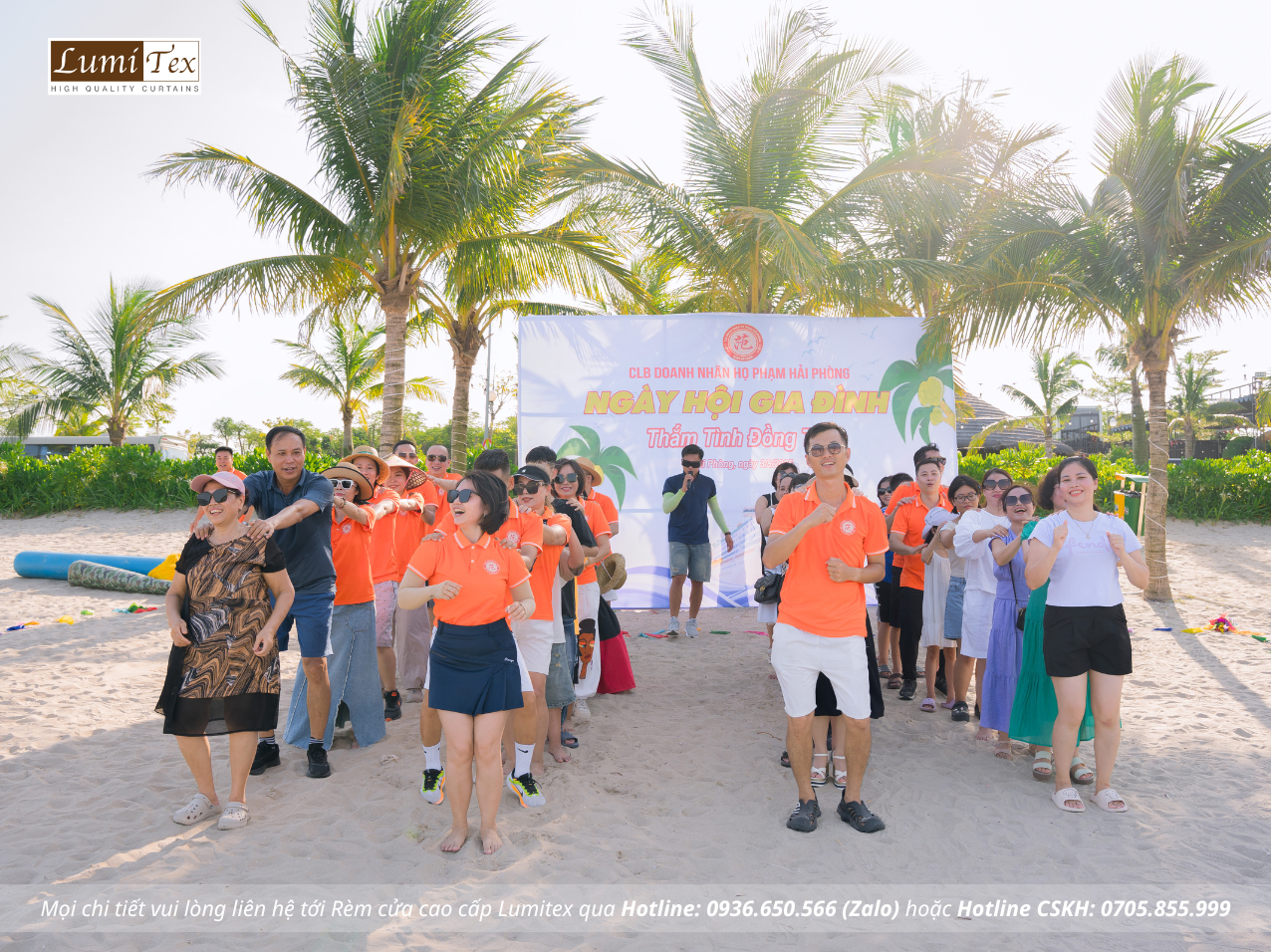 Rèm Lumitex tham gia Teambuilding & Family Gala Dinner CLB Doanh nhân họ Phạm Hải Phòng Hè 2025