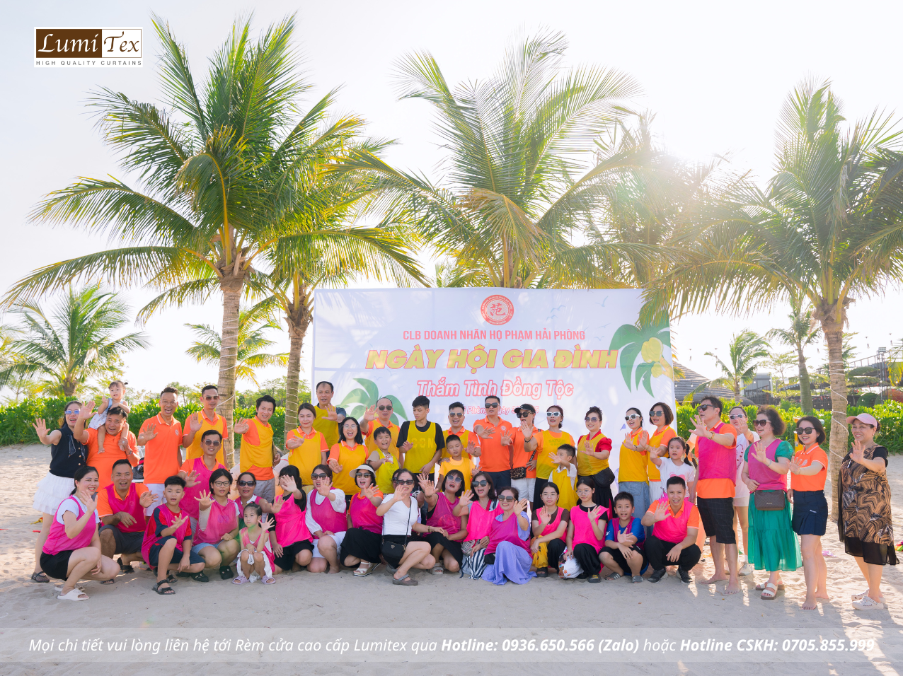 Rèm Lumitex tham gia Teambuilding & Family Gala Dinner CLB Doanh nhân họ Phạm Hải Phòng Hè 2025