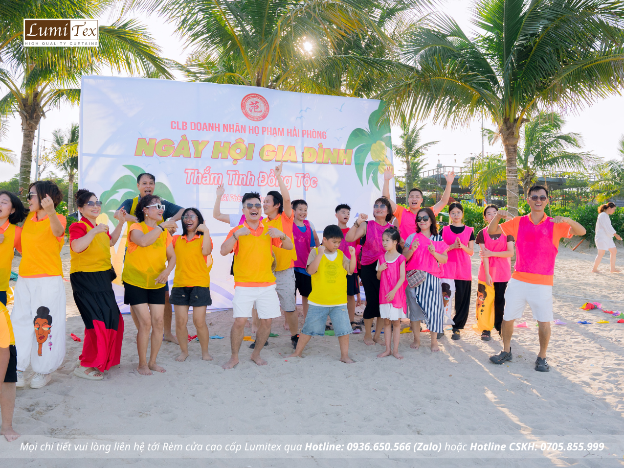 Rèm Lumitex tham gia Teambuilding & Family Gala Dinner CLB Doanh nhân họ Phạm Hải Phòng Hè 2025