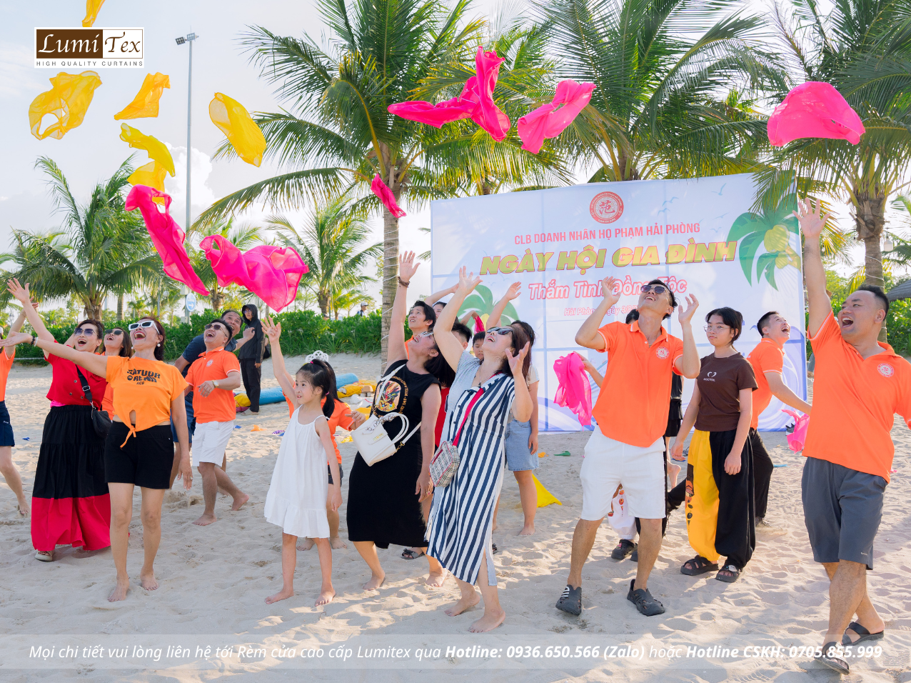 Rèm Lumitex tham gia Teambuilding & Family Gala Dinner CLB Doanh nhân họ Phạm Hải Phòng Hè 2025
