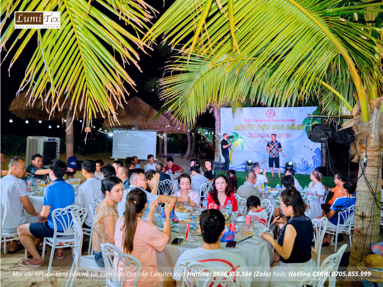 Rèm Lumitex tham gia Teambuilding & Family Gala Dinner CLB Doanh nhân họ Phạm Hải Phòng Hè 2025