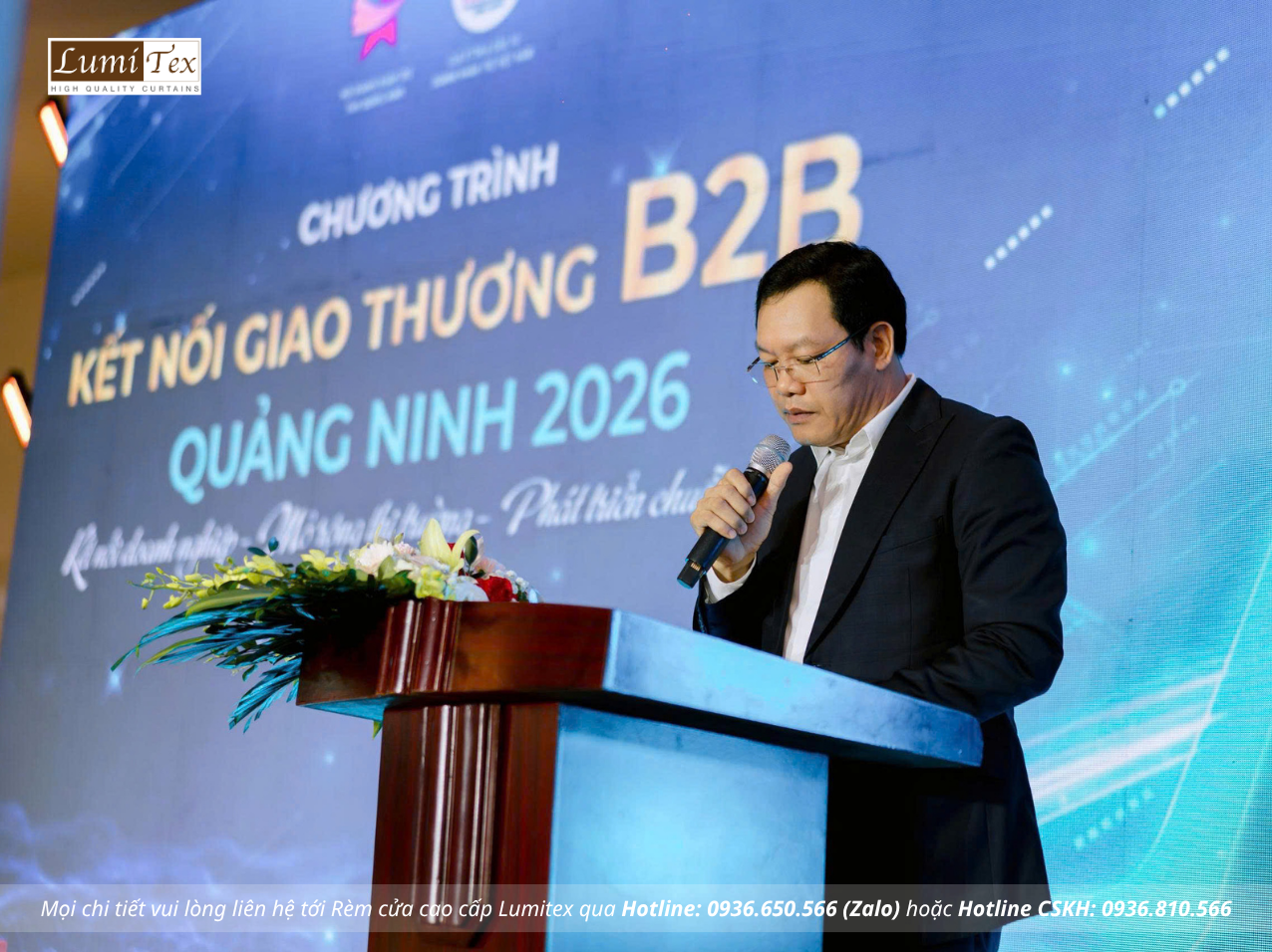 Rèm Lumitex tham gia trưng bày và kết nối giao thương B2B Quảng Ninh 2026