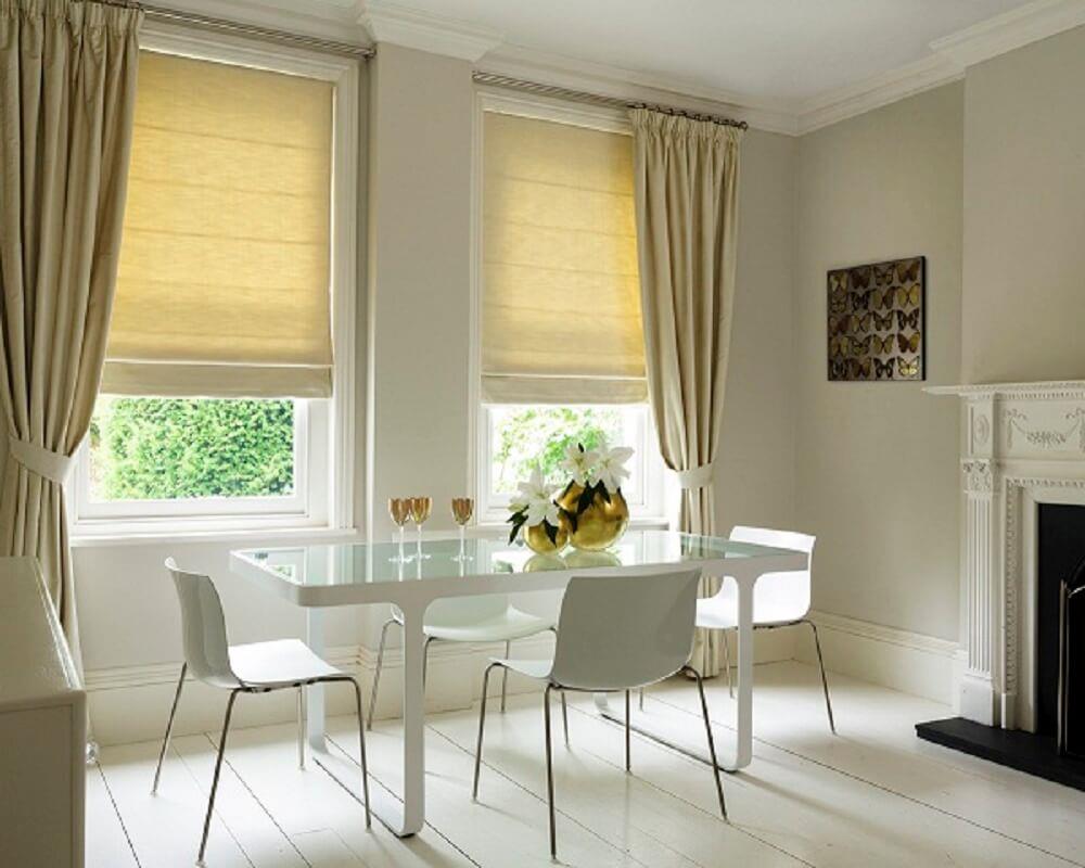 Sự lãng mạn của rèm roman sẽ khiến không gian nhà bạn thêm hoàn mỹ