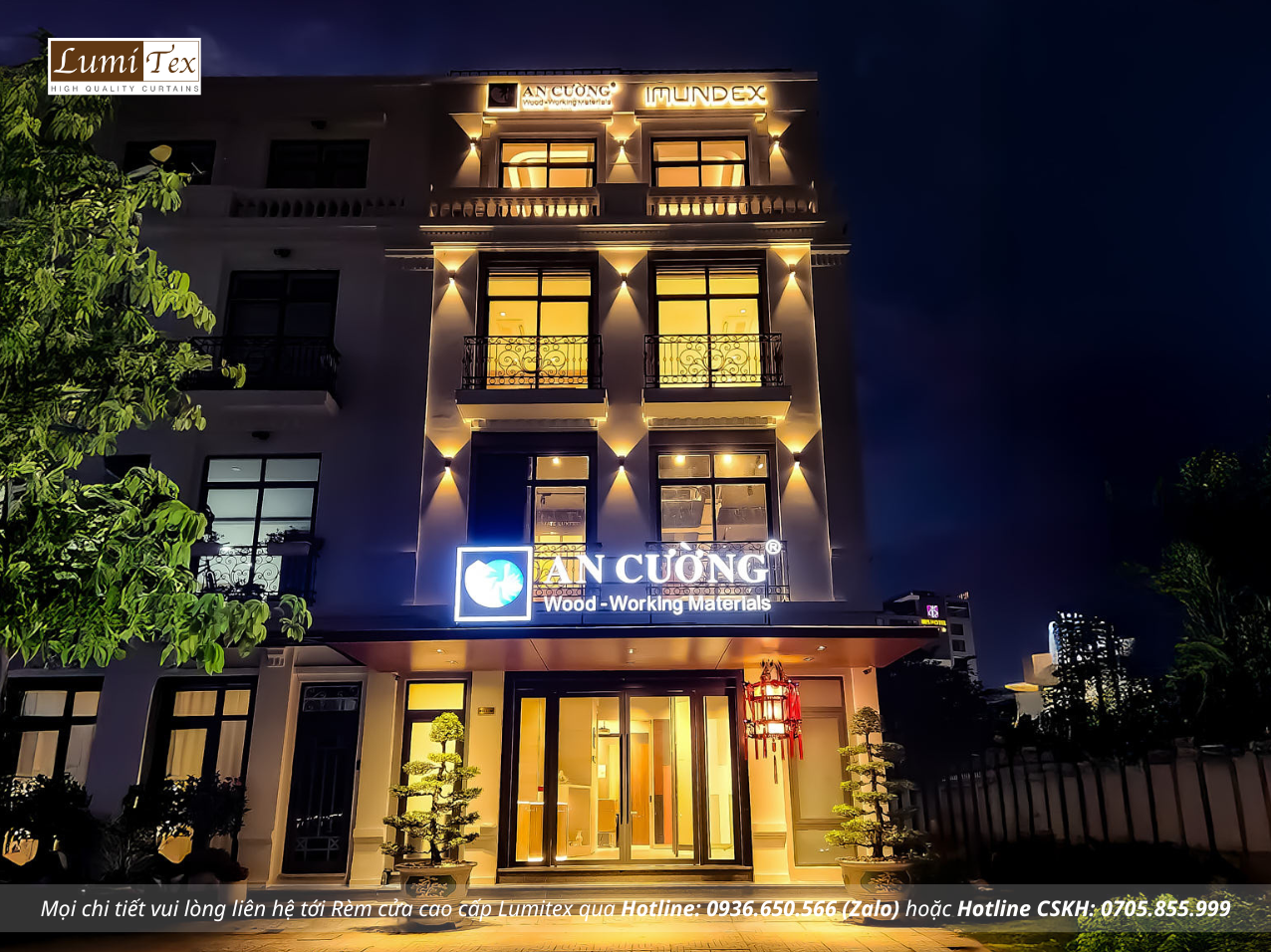 Thi công rèm cao cấp tại An Cường Show Gallery and Design Center Phường Ninh Kiều, Cần Thơ