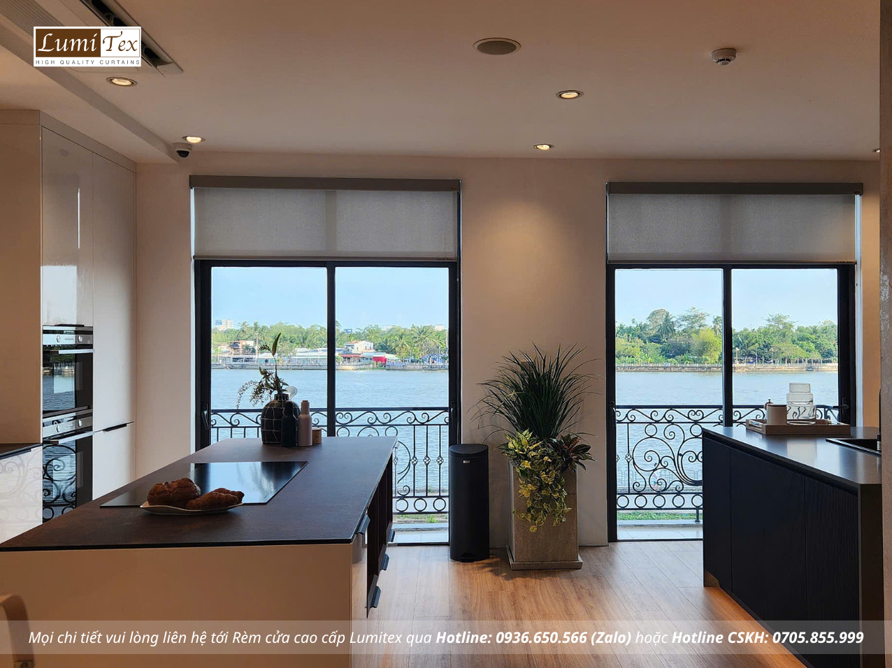 Thi công rèm cao cấp tại An Cường Show Gallery and Design Center Phường Ninh Kiều, Cần Thơ