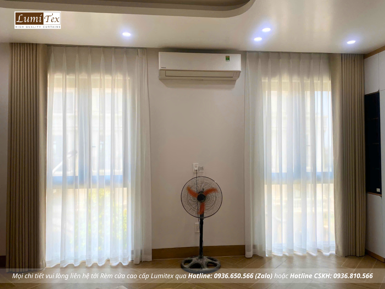 Thi công rèm cao cấp công trình nhà ở tại Đảo Vua, Vinhomes Vũ Yên, Hải Phòng