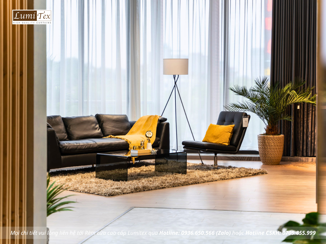 Thi công rèm cao cấp tại Showroom Gỗ An Cường – One-stop Shopping Center Bắc Ninh