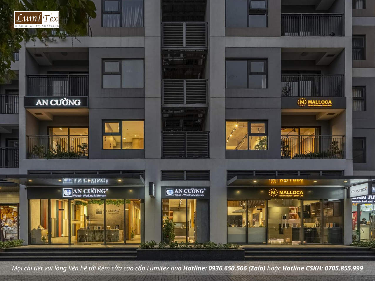 Thi công rèm cao cấp tại An Cường Show Gallery and Design Center – Phường Long Bình, TP. Hồ Chí Minh