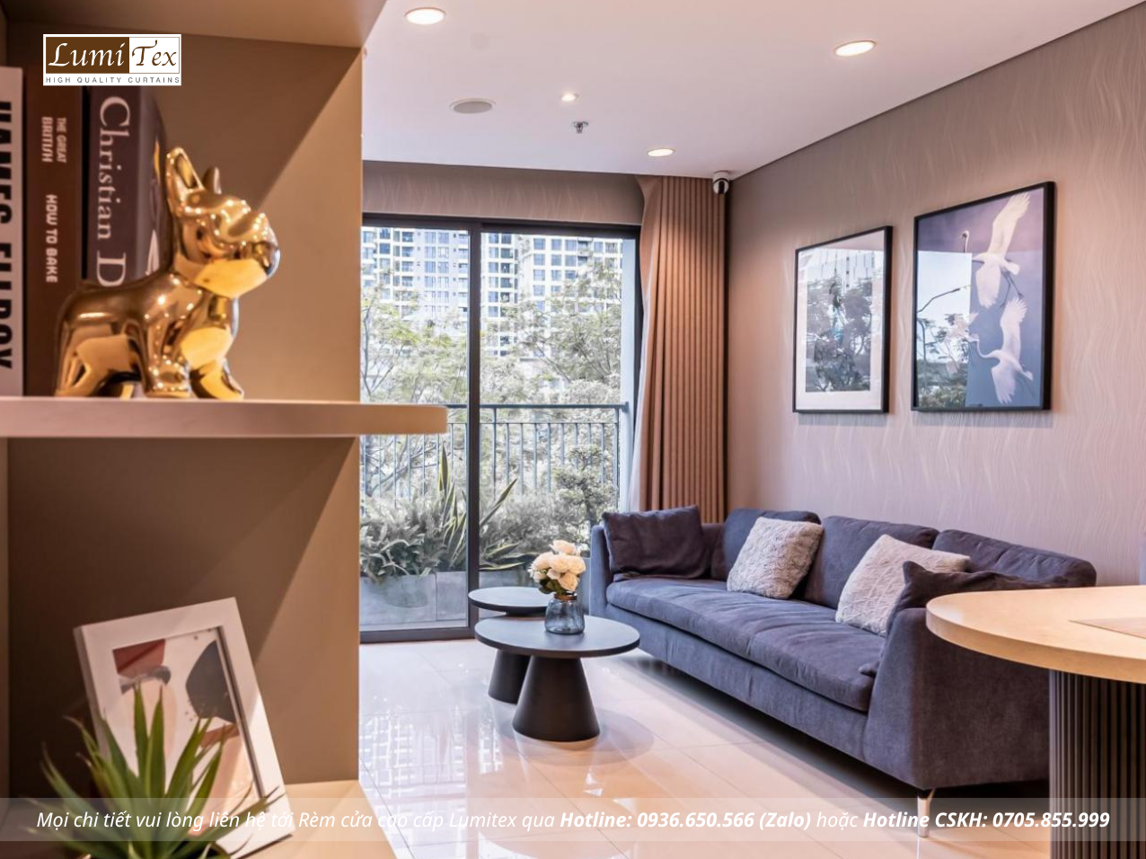 Thi công rèm cao cấp tại An Cường Show Gallery and Design Center – Phường Long Bình, TP. Hồ Chí Minh