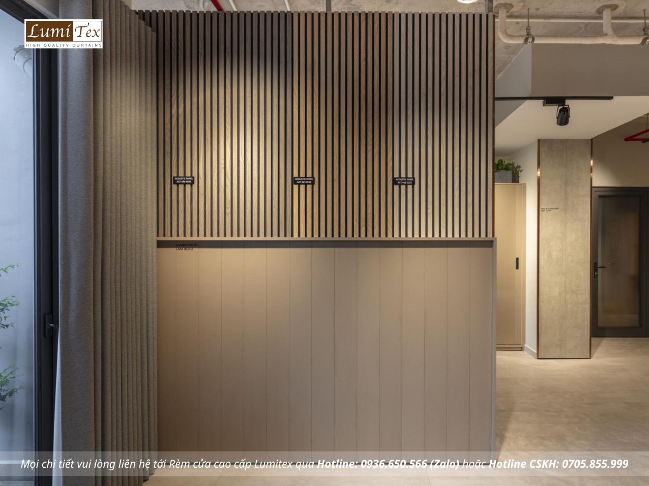 Thi công rèm cao cấp tại An Cường Show Gallery and Design Center – Phường Long Bình, TP. Hồ Chí Minh