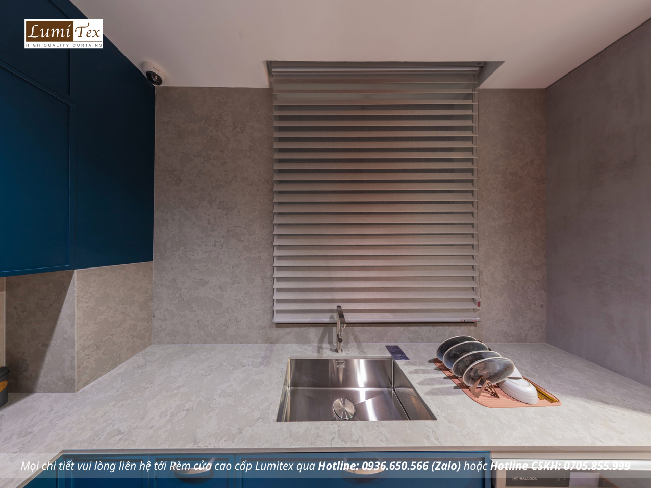 Thi công rèm cao cấp tại An Cường Show Gallery and Design Center – Phường Thủ Dầu Một, Bình Dương