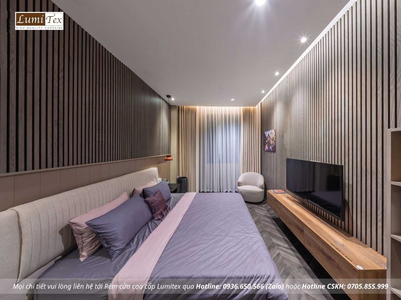 Thi công rèm cao cấp tại An Cường Show Gallery and Design Center – Phường Thủ Dầu Một, Bình Dương