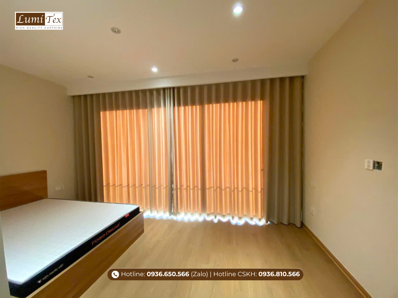 Thi công rèm cao cấp tại Myabi Vinhomes Vũ Yên Hải Phòng