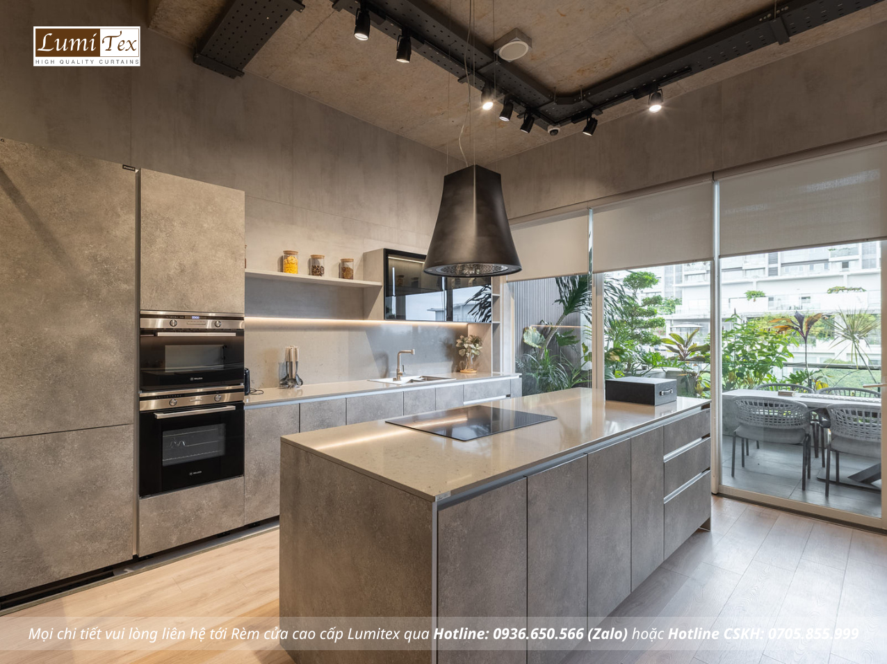 Thi công rèm cao cấp tại Showroom Gỗ An Cường – One-stop Shopping Center, Phường An Khánh, TP. Hồ Chí Minh