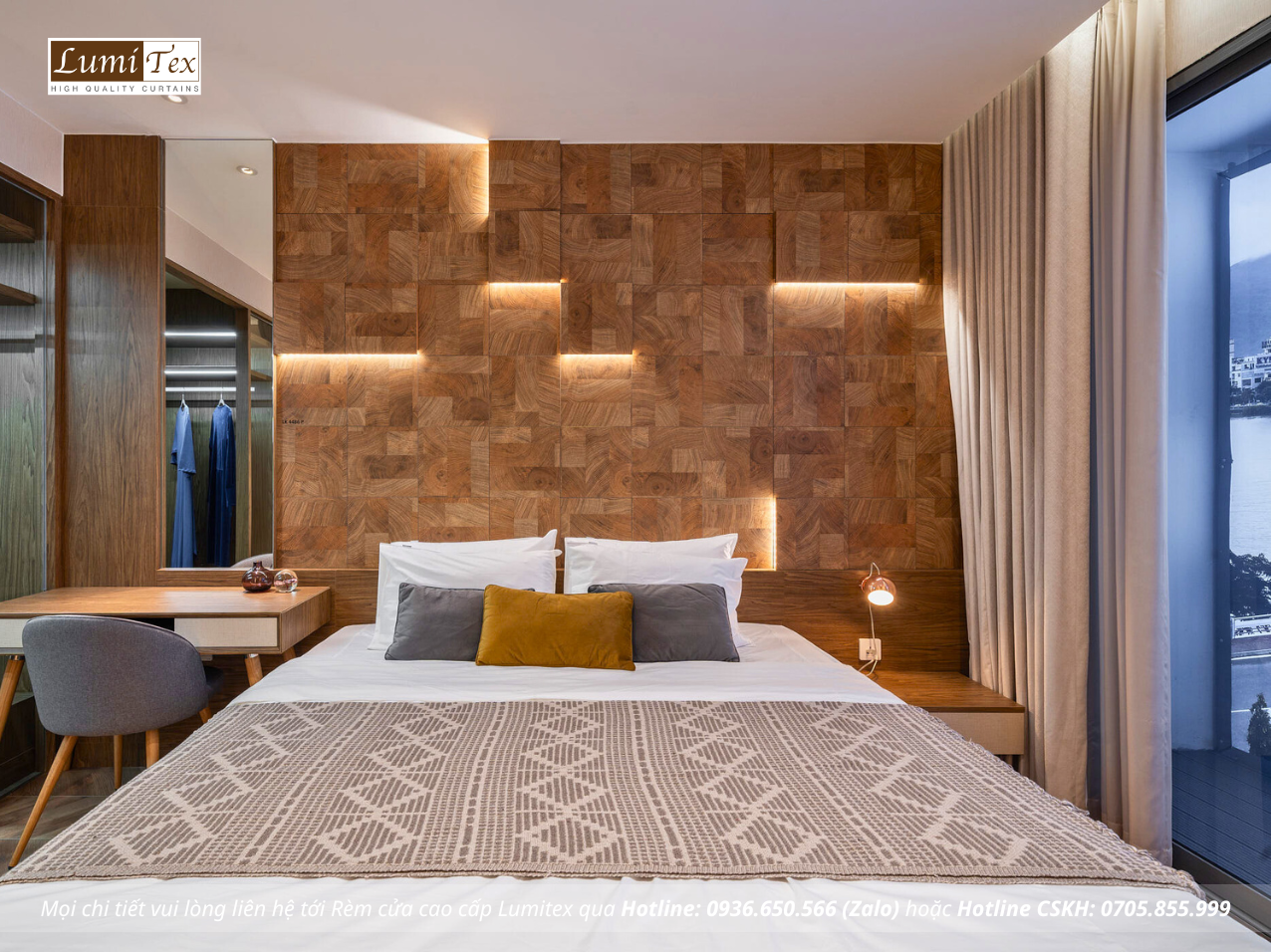 Thi công rèm cao cấp Showroom Gỗ An Cường tại chi nhánh Hoàn Kiếm, Hà Nội