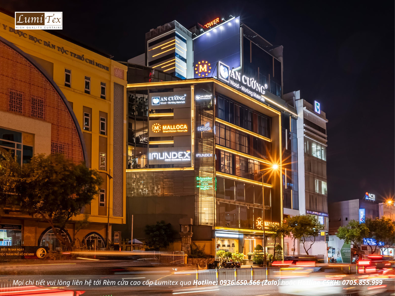 Thi công rèm cao cấp tại Showroom Gỗ An Cường – One-stop Shopping Center, Phường Phú Nhuận, TP. Hồ Chí Minh