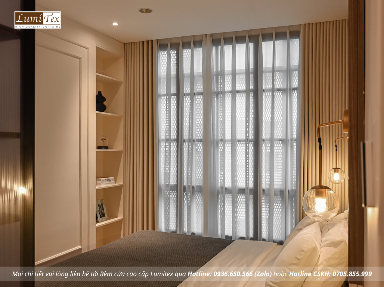 Thi công rèm cao cấp tại Showroom Gỗ An Cường – One-stop Shopping Center, Phường Phú Nhuận, TP. Hồ Chí Minh