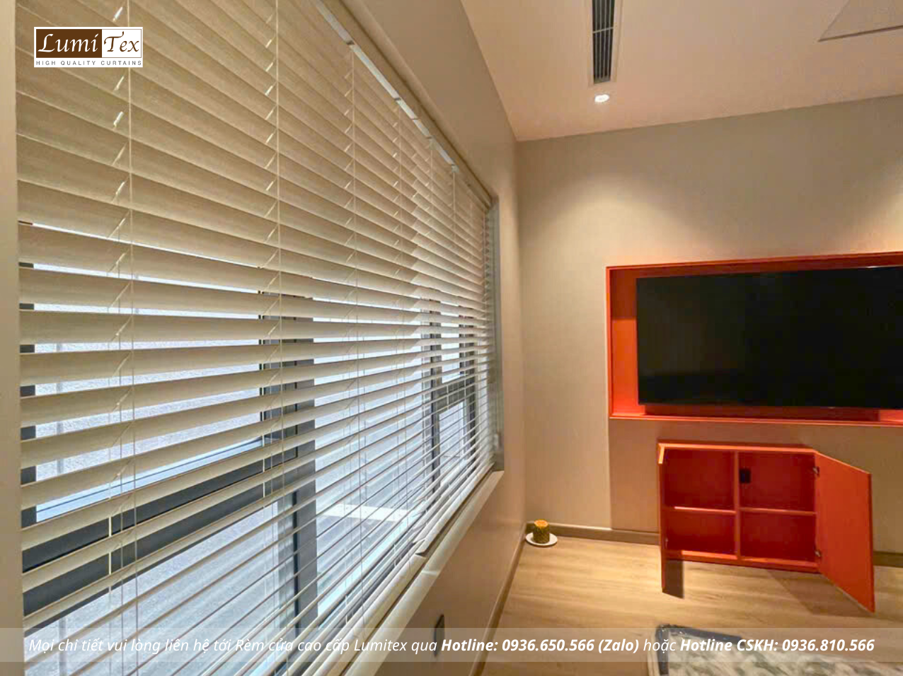 Thi công rèm cao cấp công trình nhà phố Hải Phòng