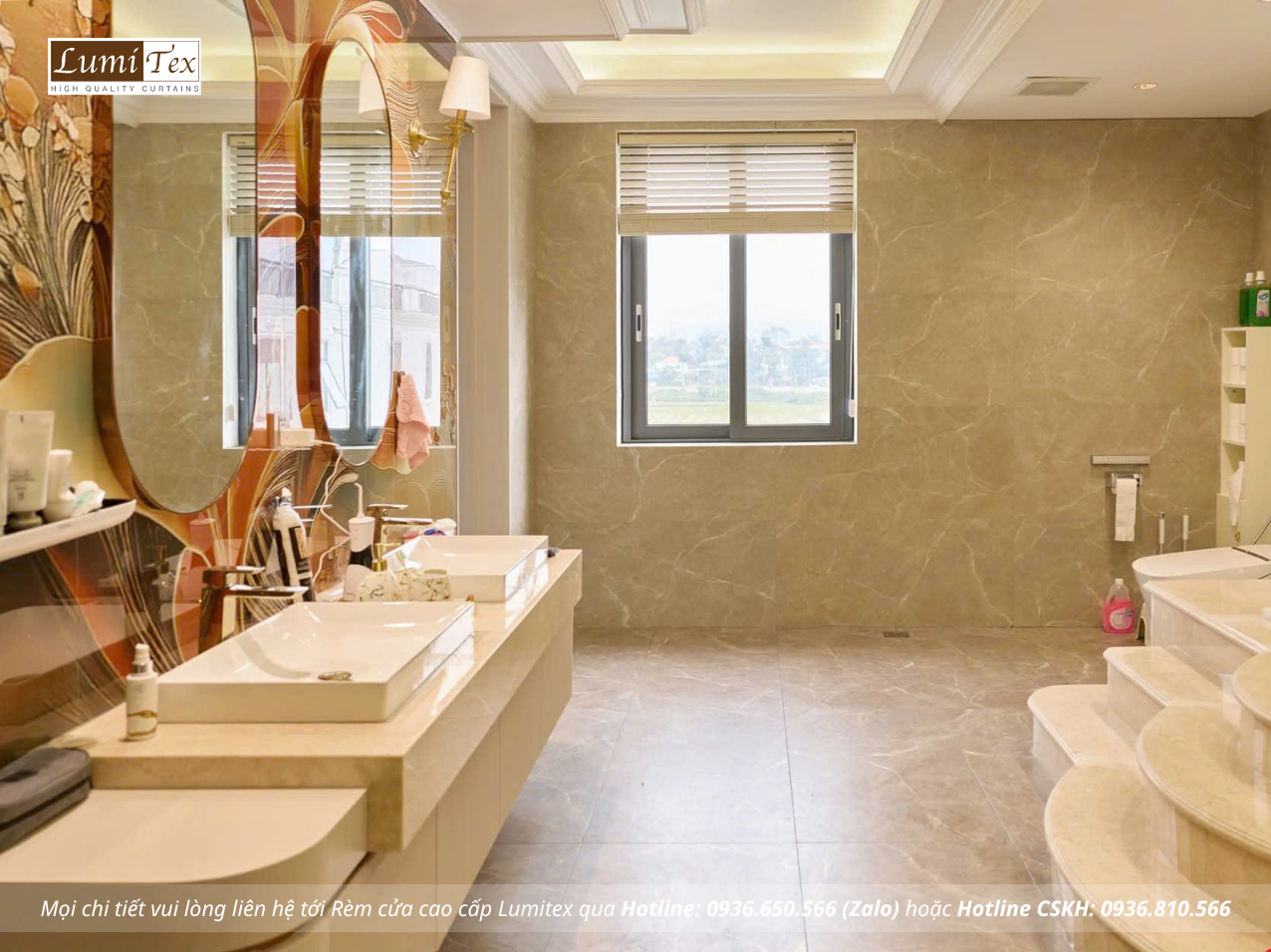 Thi công rèm cao cấp biệt thự Tân cổ điển tại Khu đô thị Ecopark