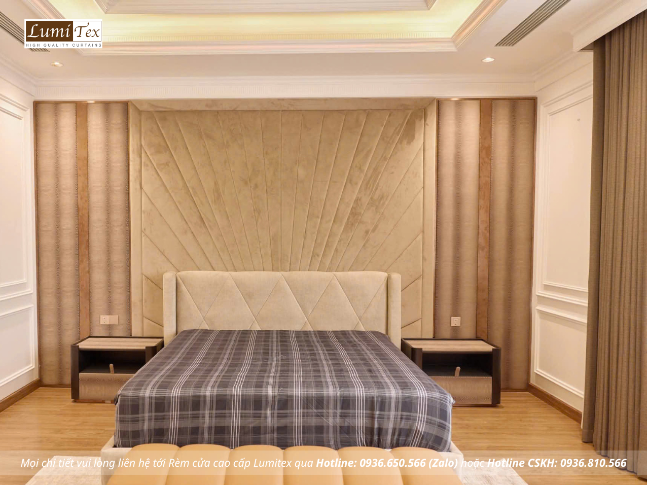 Thi công rèm cao cấp biệt thự Tân cổ điển tại Khu đô thị Ecopark