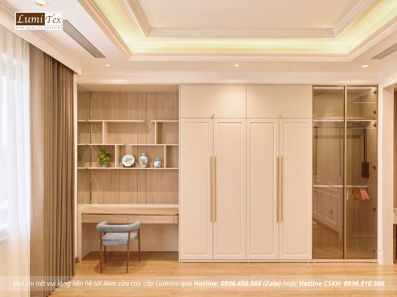 Thi công rèm cao cấp biệt thự Tân cổ điển tại Khu đô thị Ecopark