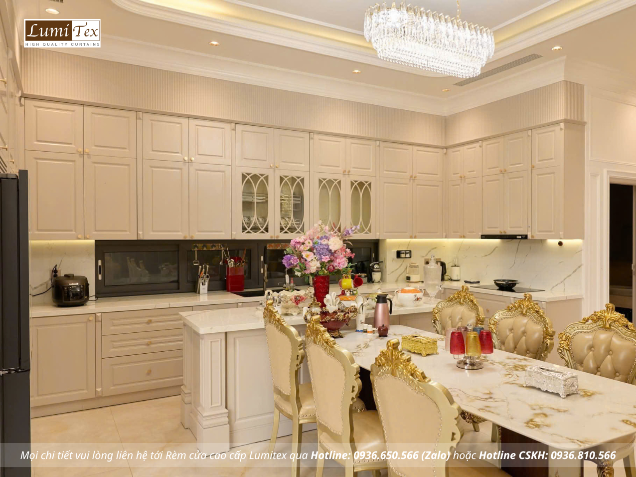 Thi công rèm cao cấp biệt thự Tân cổ điển tại Khu đô thị Ecopark