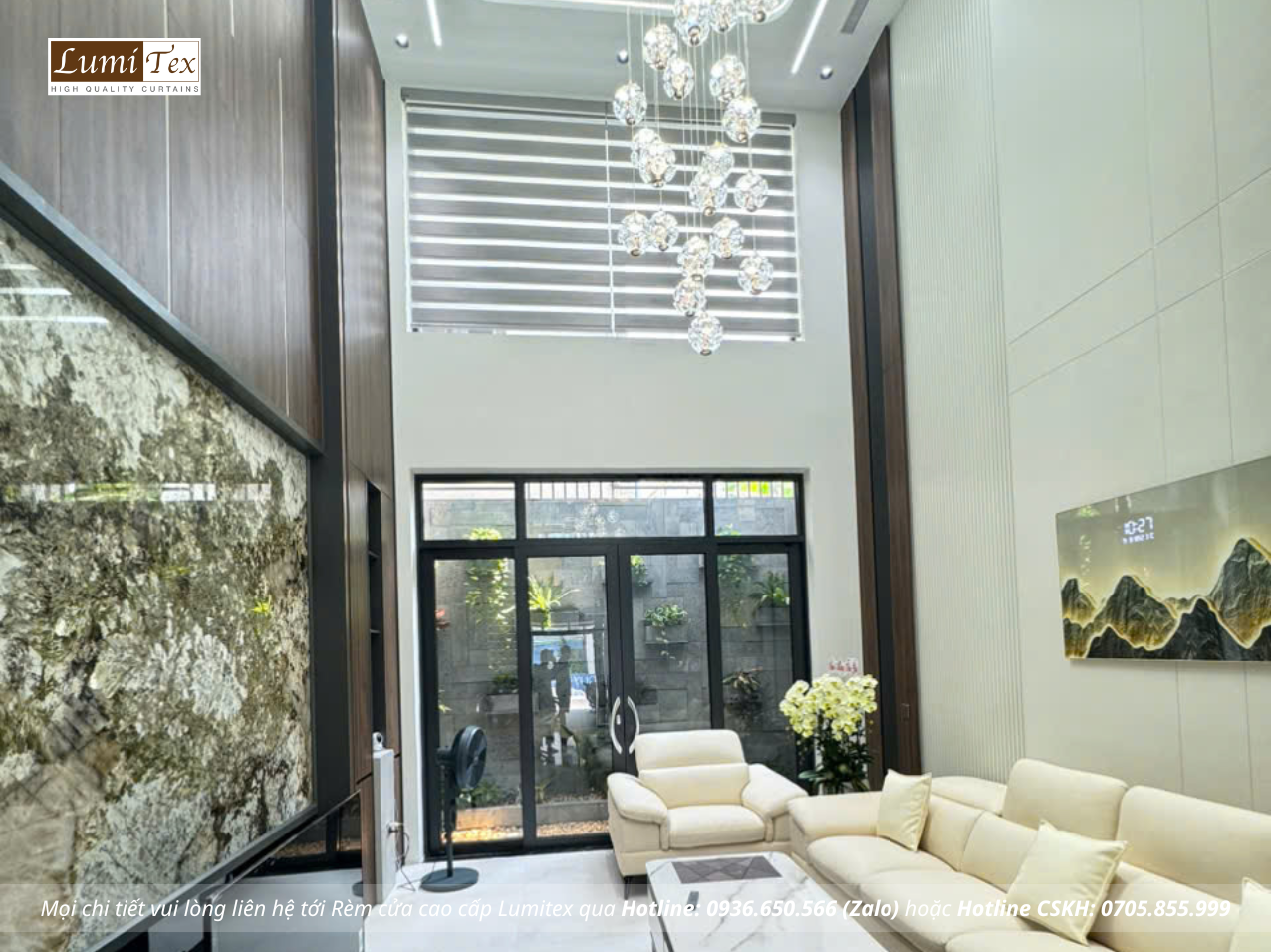 Thi công rèm cửa cao cấp tại nhà phố Đào Nhuận Hải Phòng