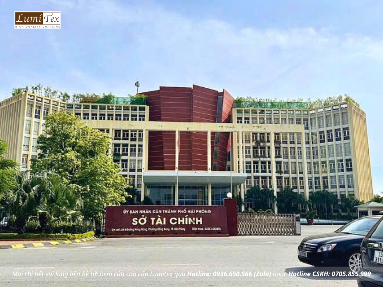 Thi công rèm cuốn Hàn Quốc tại Sở Tài Chính Hồng Bàng – TP. Hải Phòng