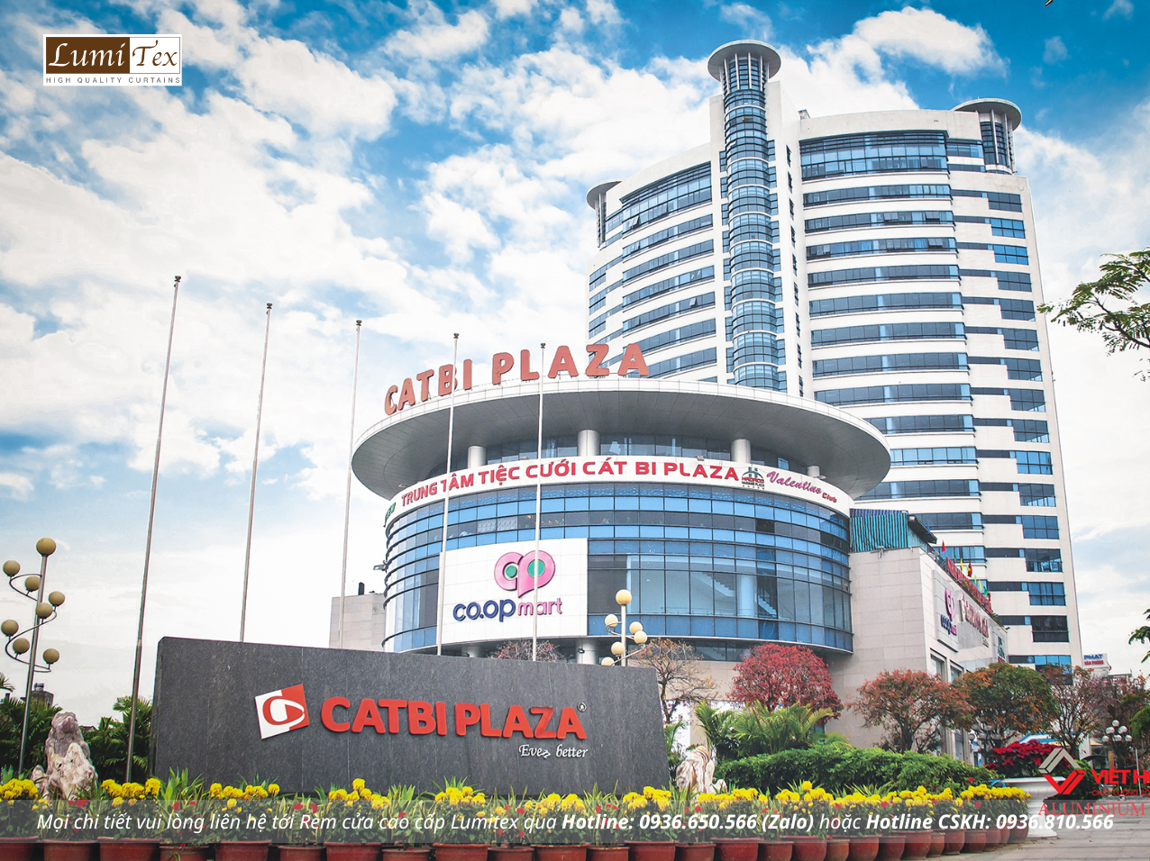 Thi công rèm cuốn cao cấp văn phòng Công ty Cổ phần ADZ Hải Phòng tại Cát Bi Plaza
