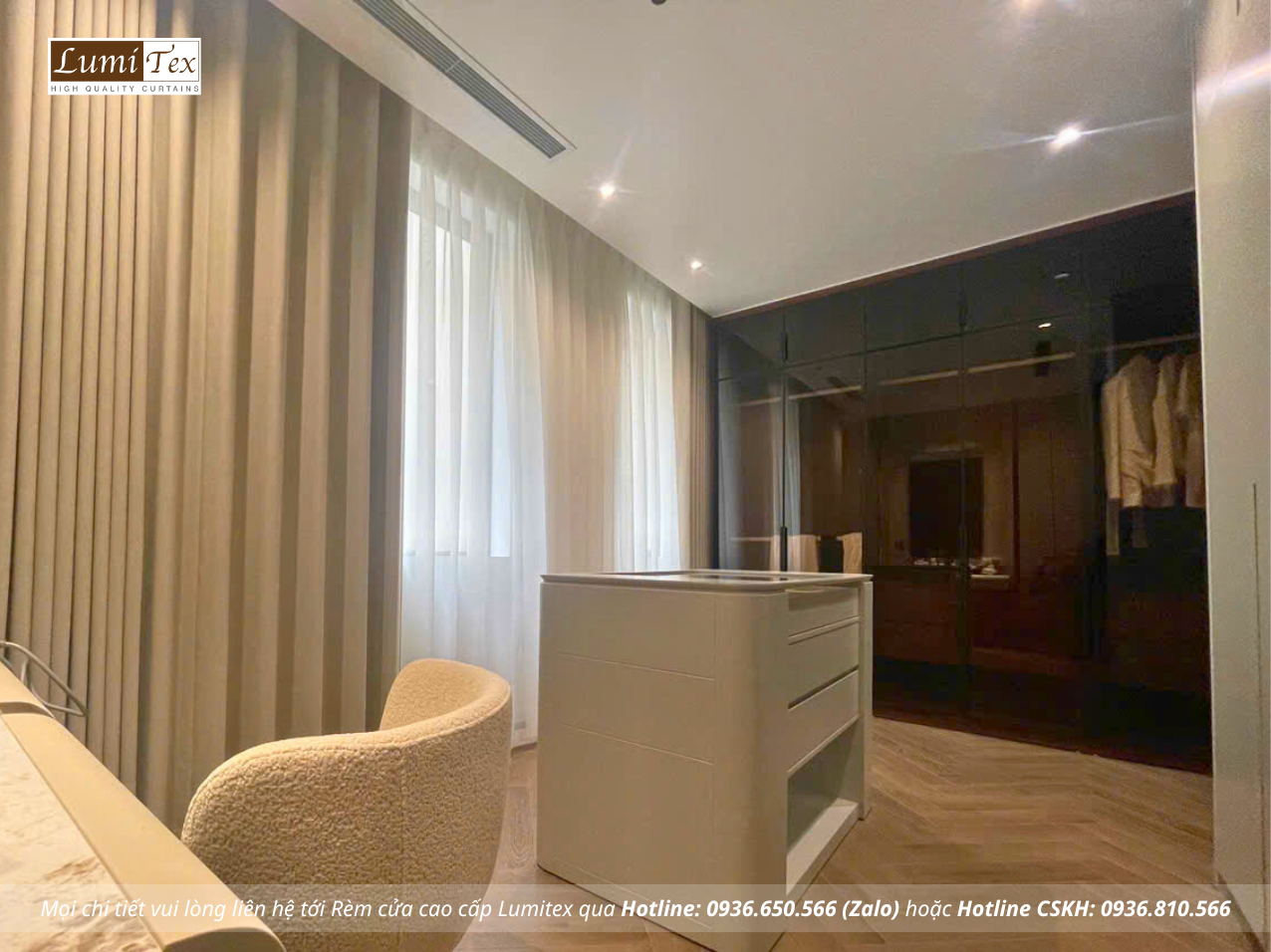 Thi công rèm nhà phố Hải Phòng