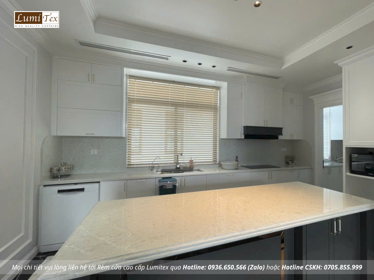 Thi công rèm vải Nhật Bản và rèm cuốn Hàn Quốc tại Vinhomes Marina