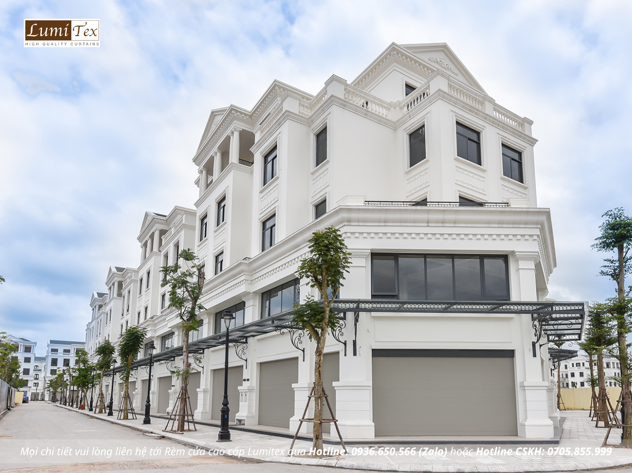 Thi công rèm vải Nhật Bản và rèm cuốn Hàn Quốc tại Vinhomes Marina