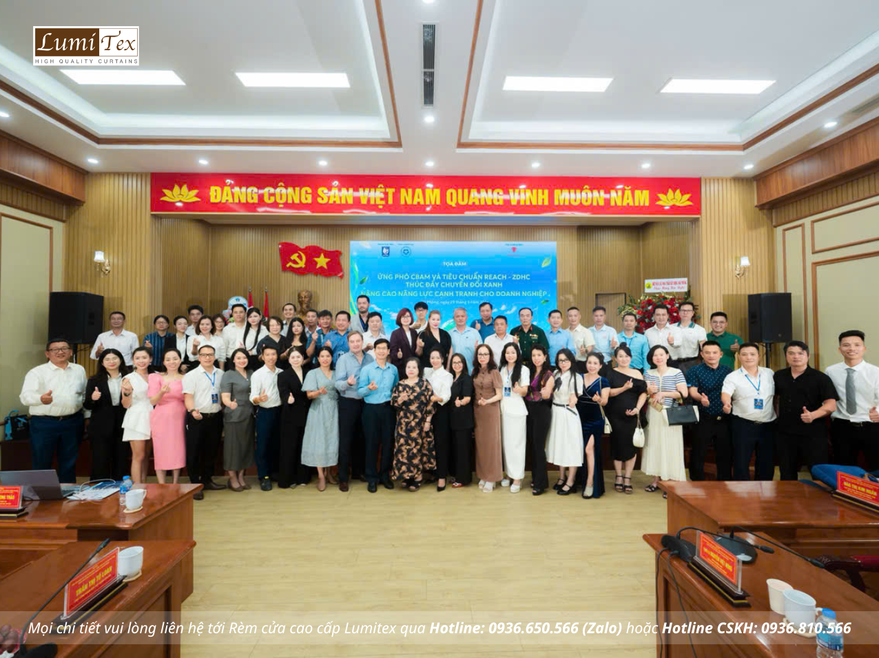 Tọa đàm “Ứng phó với CBAM và tiêu chuẩn REACH- ZDHC; thúc đẩy chuyển đổi xanh, nâng cao năng lực cạnh tranh cho doanh nghiệp” Tọa đàm “Ứng phó với CBAM và tiêu chuẩn REACH- ZDHC; thúc đẩy chuyển đổi xanh, nâng cao năng lực cạnh tranh cho doanh nghiệp”