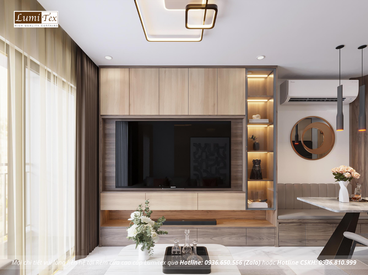 Tư vấn lắp đặt rèm chung cư đồng bộ phong cách hiện đại 2026