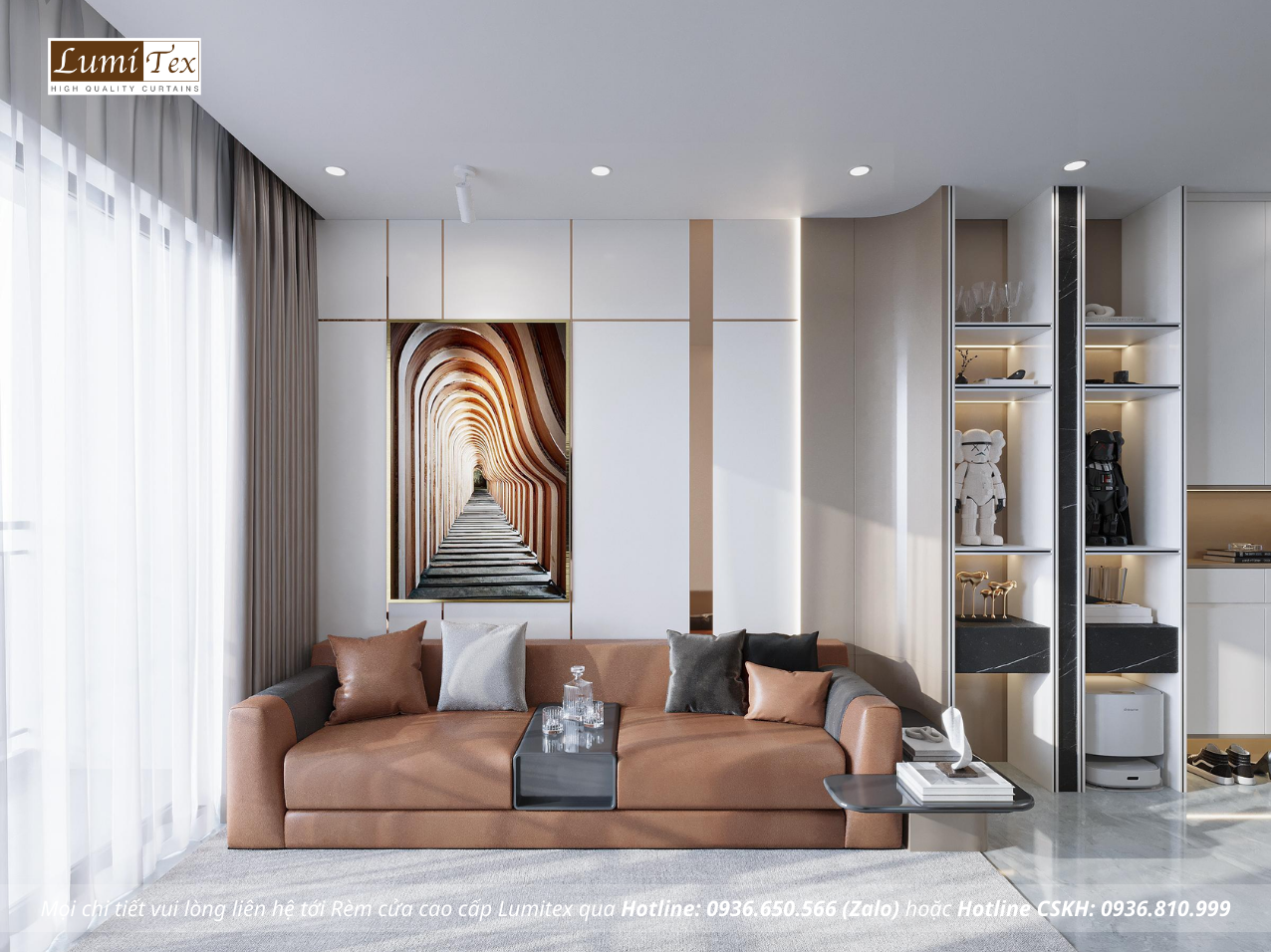 Tư vấn lắp đặt rèm chung cư đồng bộ phong cách hiện đại 2026