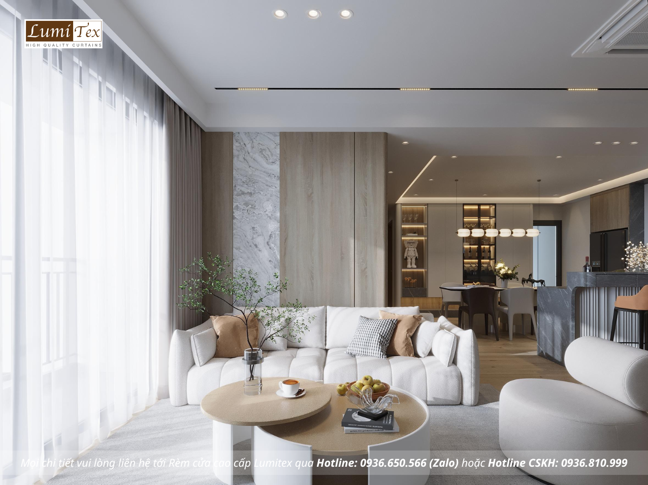 Tư vấn lắp đặt rèm chung cư đồng bộ phong cách hiện đại 2026