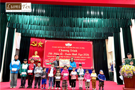 Rèm Lumitex đồng hành cùng Hội Doanh nhân trẻ Hải Phòng trong Chương trình Tết Nhân Ái năm 2026