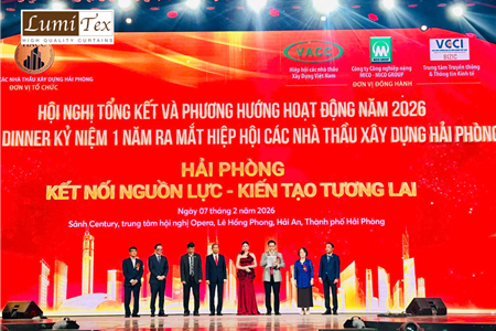 Rèm Lumitex tham dự Hội nghị tổng kết và kỷ niệm 1 năm thành lập Hiệp hội các Nhà thầu Xây dựng Hải Phòng (HACC)