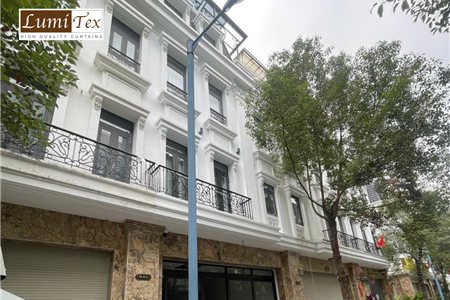 Thi công rèm cao cấp công trình nhà phố Hoàng Huy Riverside Hải Phòng