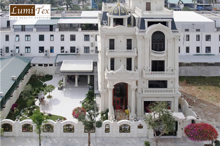 Thi công rèm cao cấp biệt thự Tân cổ điển tại Khu đô thị Ecopark Đô Lương Nghệ An