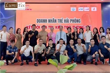 Rèm Lumitex tham dự Café Khởi nghiệp sáng tạo số 16 tại Hải Phòng