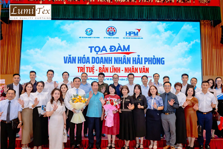 Rèm Lumitex tham dự tọa đàm Văn hóa doanh nhân Hải Phòng 