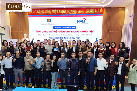 Rèm Lumitex tham dự chương trình đào tạo Ứng dụng AI trong công việc tại Petrolimex Hải Phòng